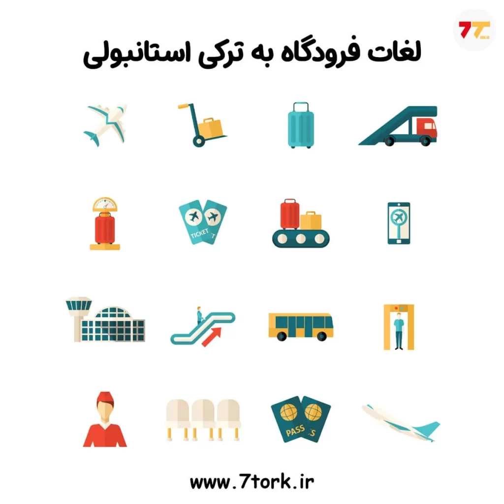 لغات فرودگاه به ترکی استانبولی