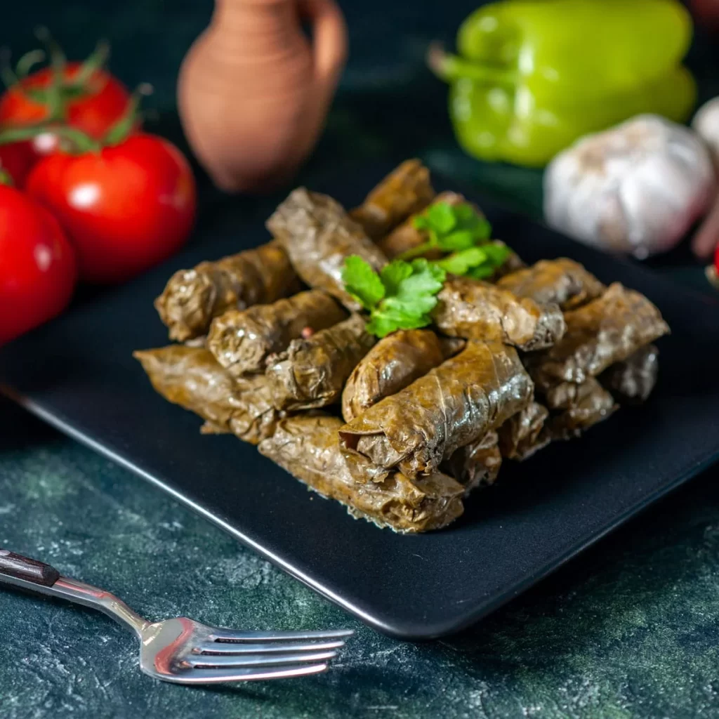 غذاهای معروف ترکیه ( یاپراک سارما )